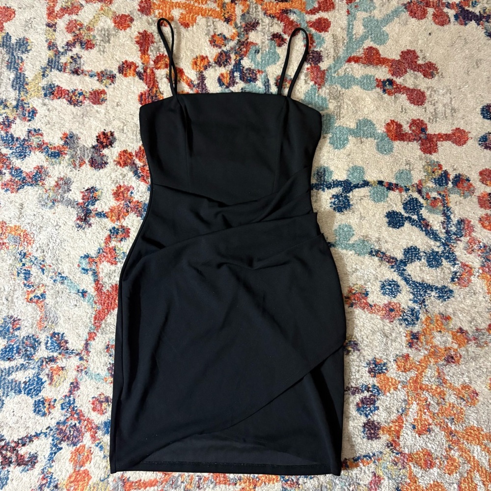 Black Windsor Mini Bodycon Dress